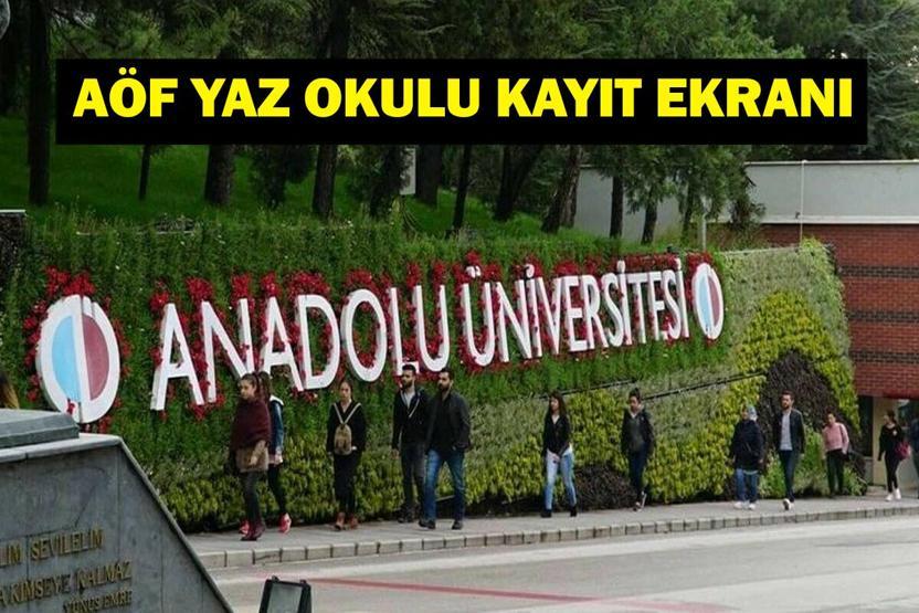 AÖF YAZ OKULU TARİHLERİ: AÖF yaz okulu kayıt tarihleri 2025 ne zaman AÖF yaz okulu sınavları ne zaman Anadolu Üniversitesi yaz okulu sınav takvimi belli oldu