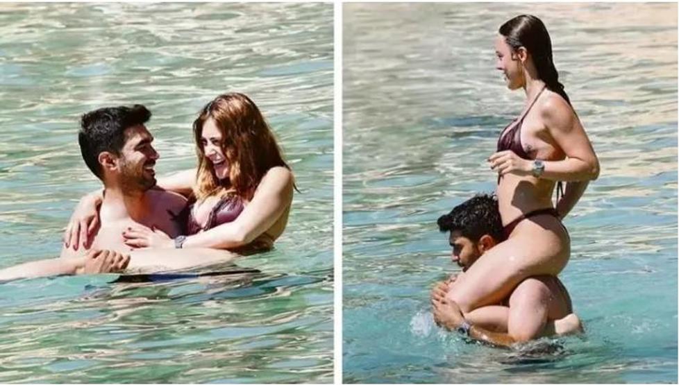 Rabia Soytürk ve Samet Vuruşan Çeşmede Aşkı Yeniden Yaşadı: Denizde Romantik Anlar