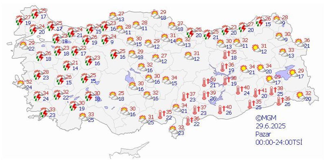 Dikkat Sıcak havalara mola… Meteoroloji paylaştı, tarih belli oldu: Sağanak yağış alarmı