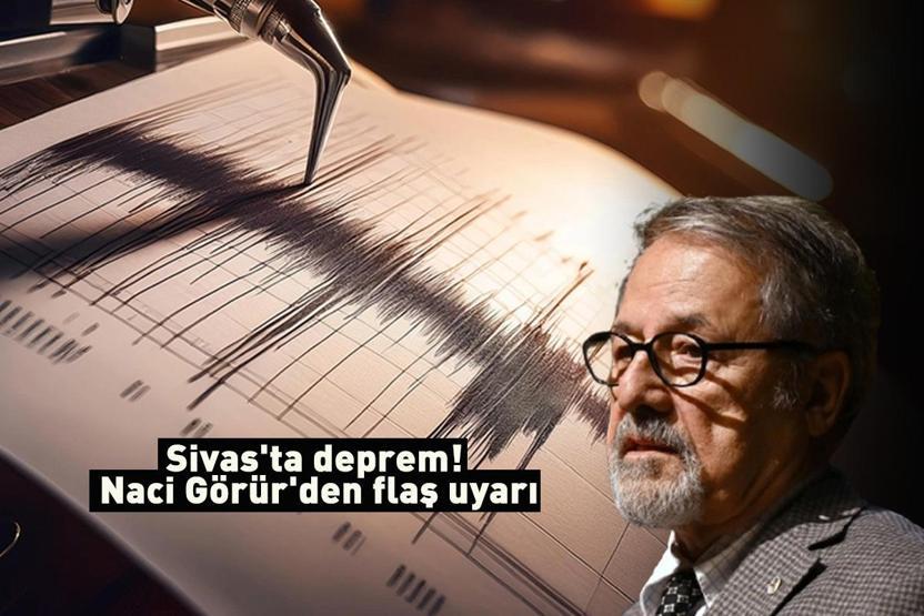 Sivas’ta deprem oldu Prof. Dr. Naci Görür uyardı: Yediler mertebesinde deprem üretebilir