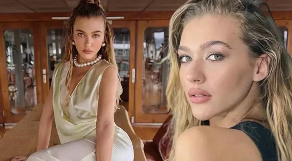 Melisa Döngel’den Büyüleyici Plaj Pozları Derin Dekolteli Elbisesiyle Dikkat Çekti