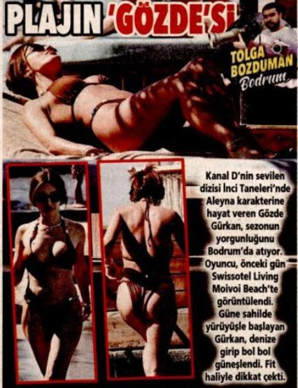 İnci Tanelerinin Aleynası Gözde Gürkan Bodrumda Sezonu Açtı