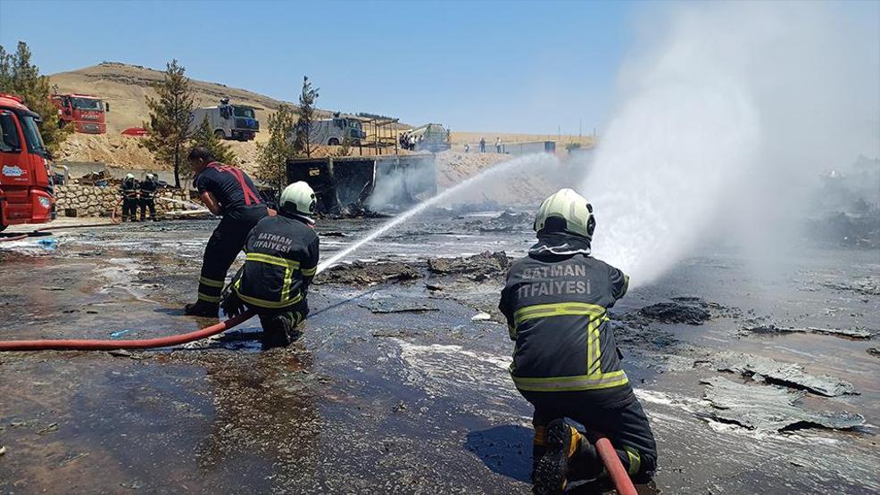 Batmanda fabrika yangını: Müdahale sürüyor