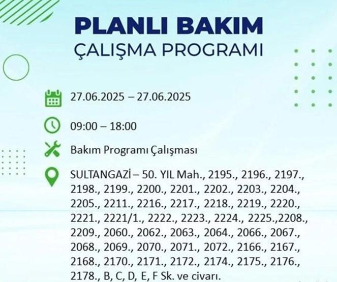 İSTANBUL’UN 19 İLÇESİNDE ELEKTRİK KESİNTİSİ: İstanbulda Elektrikler Ne Zaman Gelecek BEDAŞ’tan 27 Haziran Uyarısı