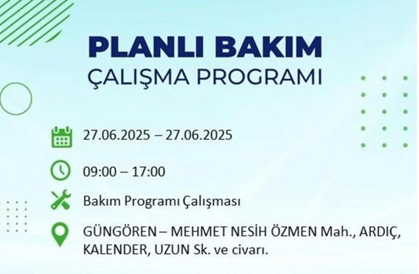 İSTANBUL’UN 19 İLÇESİNDE ELEKTRİK KESİNTİSİ: İstanbulda Elektrikler Ne Zaman Gelecek BEDAŞ’tan 27 Haziran Uyarısı