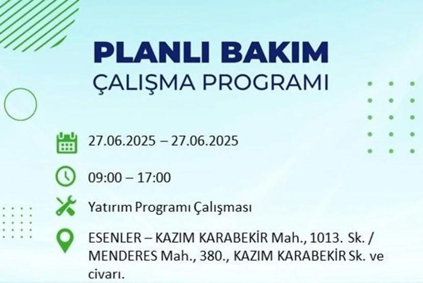 İSTANBUL’UN 19 İLÇESİNDE ELEKTRİK KESİNTİSİ: İstanbulda Elektrikler Ne Zaman Gelecek BEDAŞ’tan 27 Haziran Uyarısı