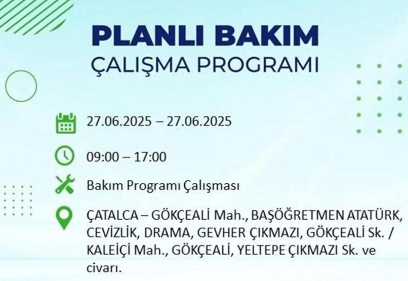 İSTANBUL’UN 19 İLÇESİNDE ELEKTRİK KESİNTİSİ: İstanbulda Elektrikler Ne Zaman Gelecek BEDAŞ’tan 27 Haziran Uyarısı