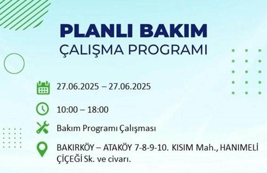 İSTANBUL’UN 19 İLÇESİNDE ELEKTRİK KESİNTİSİ: İstanbulda Elektrikler Ne Zaman Gelecek BEDAŞ’tan 27 Haziran Uyarısı