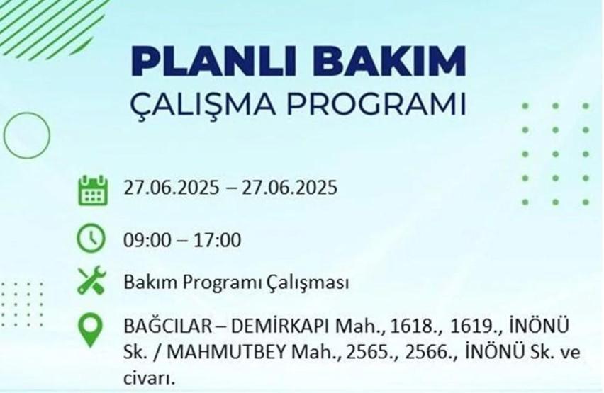 İSTANBUL’UN 19 İLÇESİNDE ELEKTRİK KESİNTİSİ: İstanbulda Elektrikler Ne Zaman Gelecek BEDAŞ’tan 27 Haziran Uyarısı