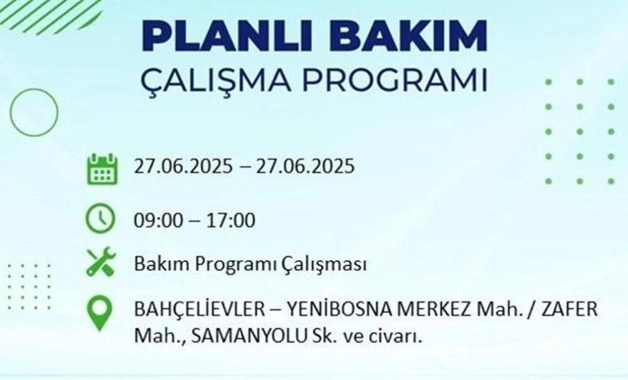 İSTANBUL’UN 19 İLÇESİNDE ELEKTRİK KESİNTİSİ: İstanbulda Elektrikler Ne Zaman Gelecek BEDAŞ’tan 27 Haziran Uyarısı