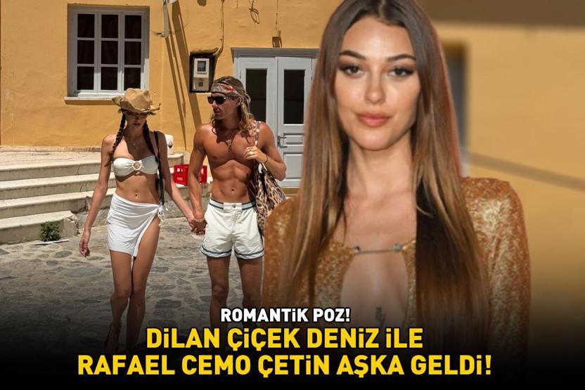 ROMANTİK POZ Dilan Çiçek Deniz-Rafael Cemo Çetin çifti aşka geldi