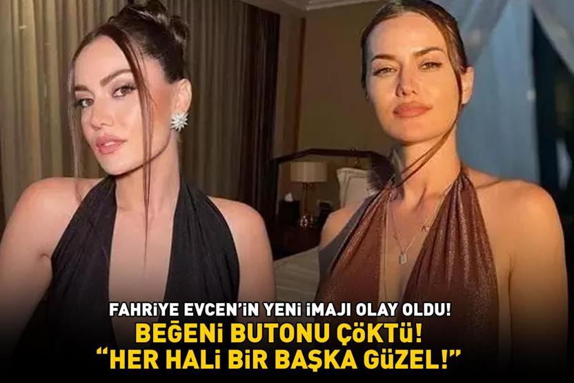 Fahriye Evcenin yeni imajı olay oldu Beğeni butonu çöktü HER HALİ BİR BAŞKA GÜZEL