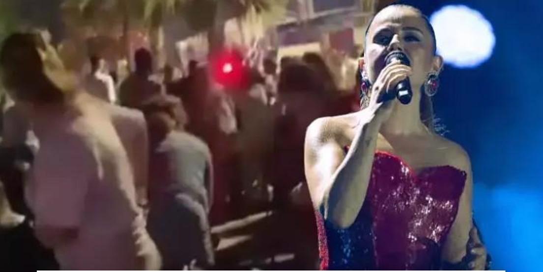 Merve Özbey Konserinde Şok Olay Samsunda Kavga Çıktı
