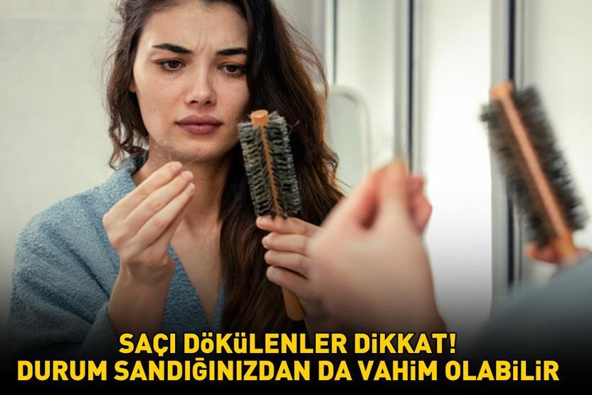 SAÇI DÖKÜLENLER DİKKAT Durum sandığınızdan da vahim olabilir: Tiroid problemleri, PKOS, Demir ve D vitamini eksikliği...