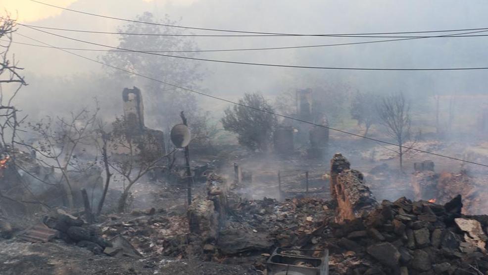 Sadece iki ev ayakta kaldı Sakaryadan Bilecike uzanan felaket: Köprücekte her şey kül oldu