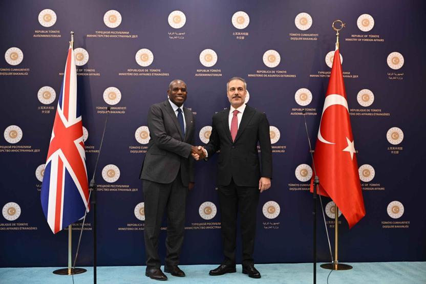 İngiltere Dışişleri Bakanı Lammy Ankarada: Hakan Fidandan Eurofighter açıklaması