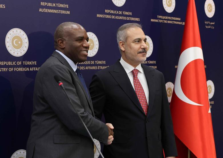 İngiltere Dışişleri Bakanı Lammy Ankarada: Hakan Fidandan Eurofighter açıklaması