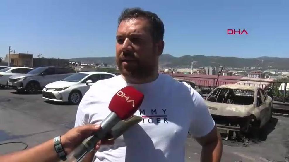 İzmir Gaziemirde iki ayrı yangın birleşmiş: Mahşer yeri gibiydi