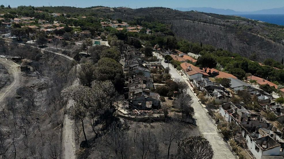 Seferihisarda gri matem: Ormanlar küle döndü Yürek parçalayan görüntüler