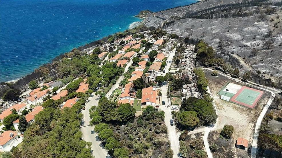 Seferihisarda gri matem: Ormanlar küle döndü  Yürek parçalayan görüntüler
