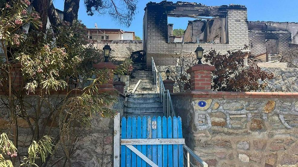 Seferihisarda gri matem: Ormanlar küle döndü Yürek parçalayan görüntüler