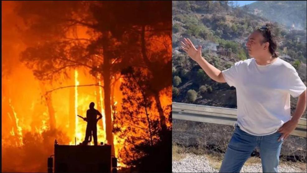 Çelik, Yangın Bölgesine Giderek Yardım Eli Uzattı: Arazi Aracımla Su ve Hasta Taşırım
