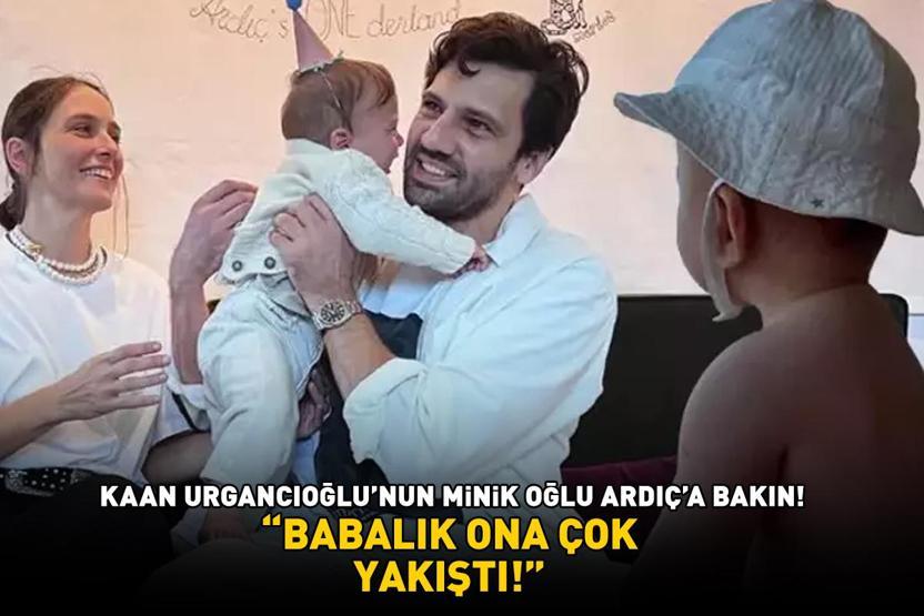 Kaan Urgancıoğlunun minik oğlu Ardıça bakın Beğeni butonu çöktü: BABALIK ONA ÇOK YAKIŞTI