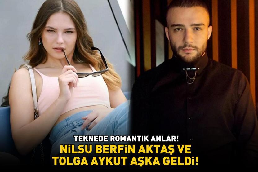 ROMANTİK ANLAR Şakir Paşa Ailesinin Ayşesi Nilsu Berfin Aktaş ve Tolga Aykut teknede aşka geldi