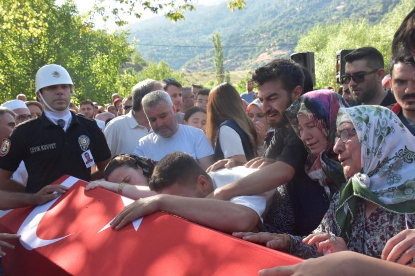 Şehit orman işçisi Ragıp Şahin son yolculuğuna uğurlandı