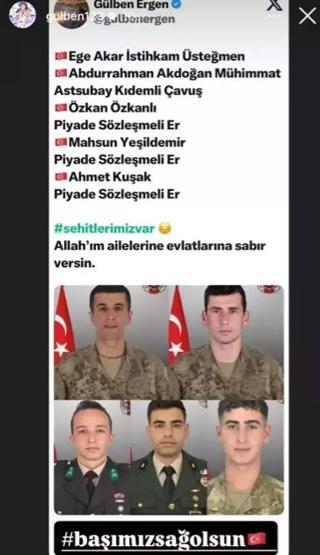 Ünlü İsimlerden Şehitlerimiz İçin Taziye Mesajları