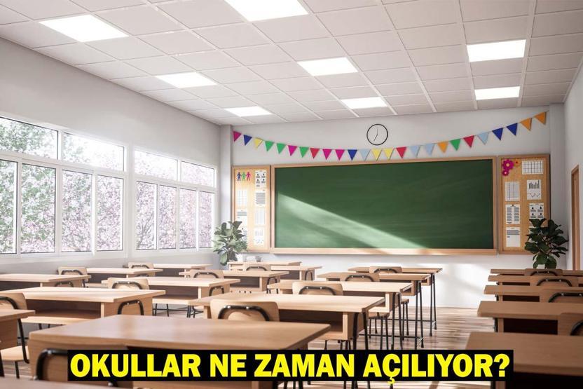 OKULLAR NE ZAMAN AÇILACAK MEB okulların açılış tarihi 2025: Yaz tatili ne zaman bitecek