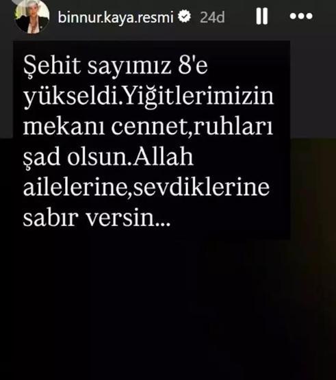 Ünlü İsimlerden Şehitlerimiz İçin Taziye Mesajları