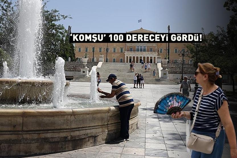 Atinada çöl sıcakları Komşuda termal kameralar 100 dereceyi gördü