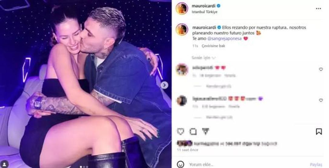 Mauro Icardi ve Sevgilisi China Suarez’den Cesur Paylaşım: Ayrılmamız İçin Dua Ediyorlar
