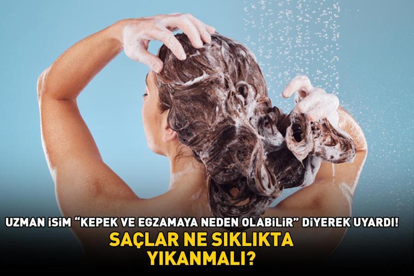 Saçlar ne sıklıkta yıkanmalı Uzman isim ‘Kepek ve egzamaya neden olabilir’ diyerek uyardı Meğer böyle yıkanan saçlar dökülmüyormuş
