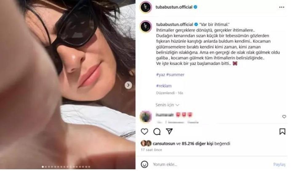 Tuba Büyüküstün’den Yaz Pozları: Paylaştığı Notla Dikkat Çekti