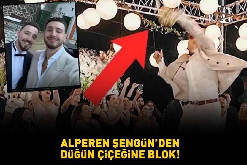 Sosyal medyada yoğun ilgi gördü NBA oyuncusu Alperen Şengünden düğün çiçeğine blok