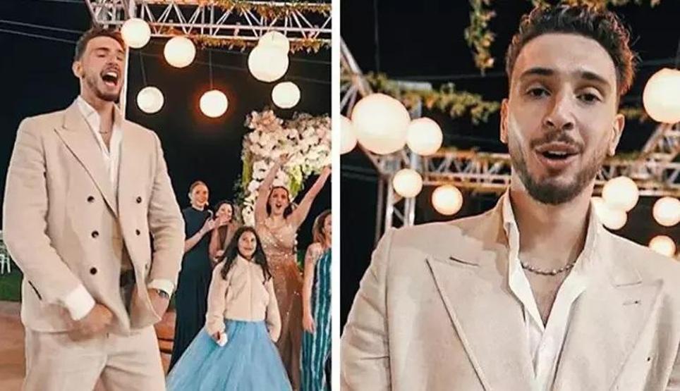 Sosyal medyada yoğun ilgi gördü NBA oyuncusu Alperen Şengünden düğün çiçeğine blok