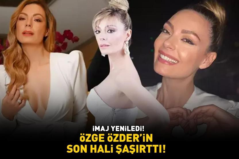 İMAJ YENİLEDİ Özge Özderin son hali şaşırttı: Çok yakışmış