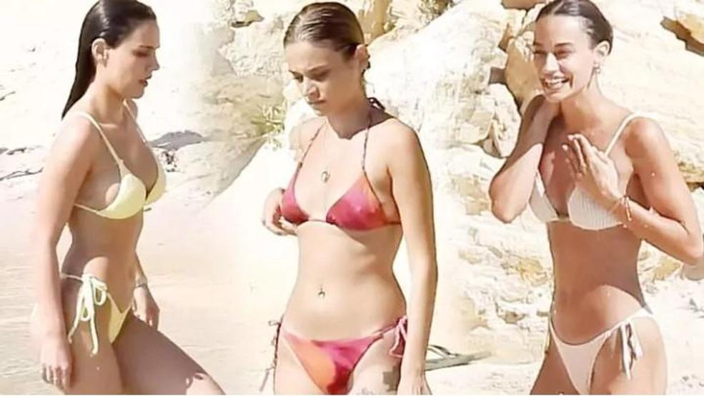 Çeşme’nin Parlayan Yıldızları: Özgü Kaya, Sude Zülal Güler ve Serra Pirinçin Tatil Keyfi