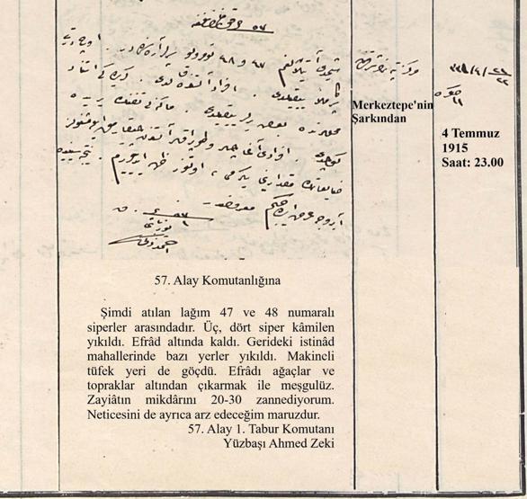 Yeraltında yazılan Çanakkale Destanı: Zeki Beyden Atatürke verilen o armağan...