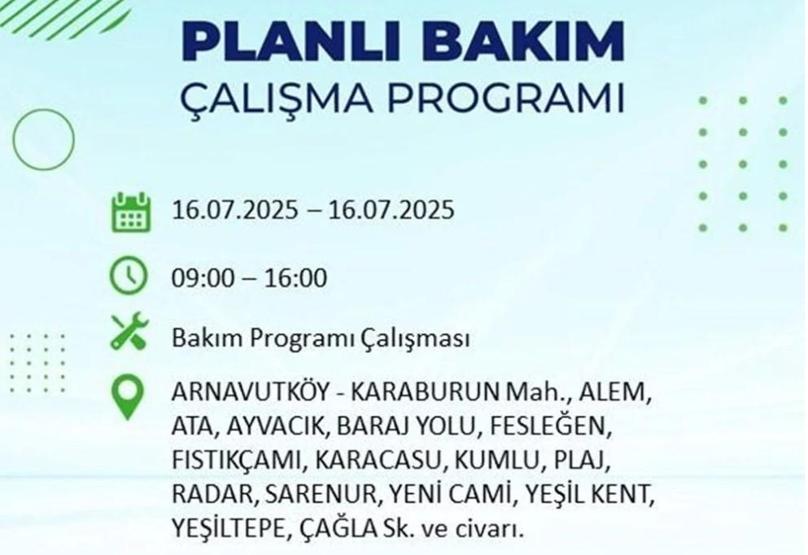 İSTANBUL’DA ELEKTRİKLER NE ZAMAN GELECEK İstanbul’da 21 İlçede Elektrik Kesintisi 16 Temmuz 2025