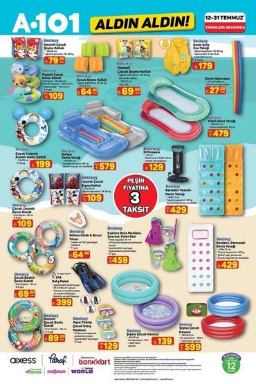 17 TEMMUZ A101 AKTÜEL ÜRÜNLER KATALOĞU Bu Perşembe A101’e neler geliyor, neler indirimde