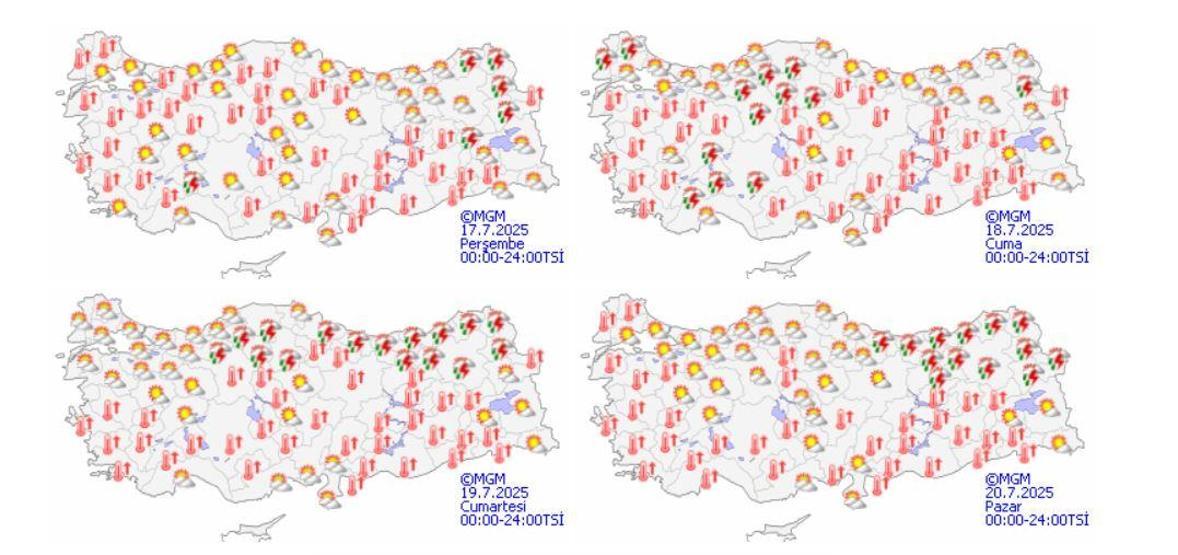 Dikkat Meteoroloji tek tek uyardı: Kuzeyden gelecek çok kuvvetli esecek Rüzgar, toz taşınımı, sağanak...