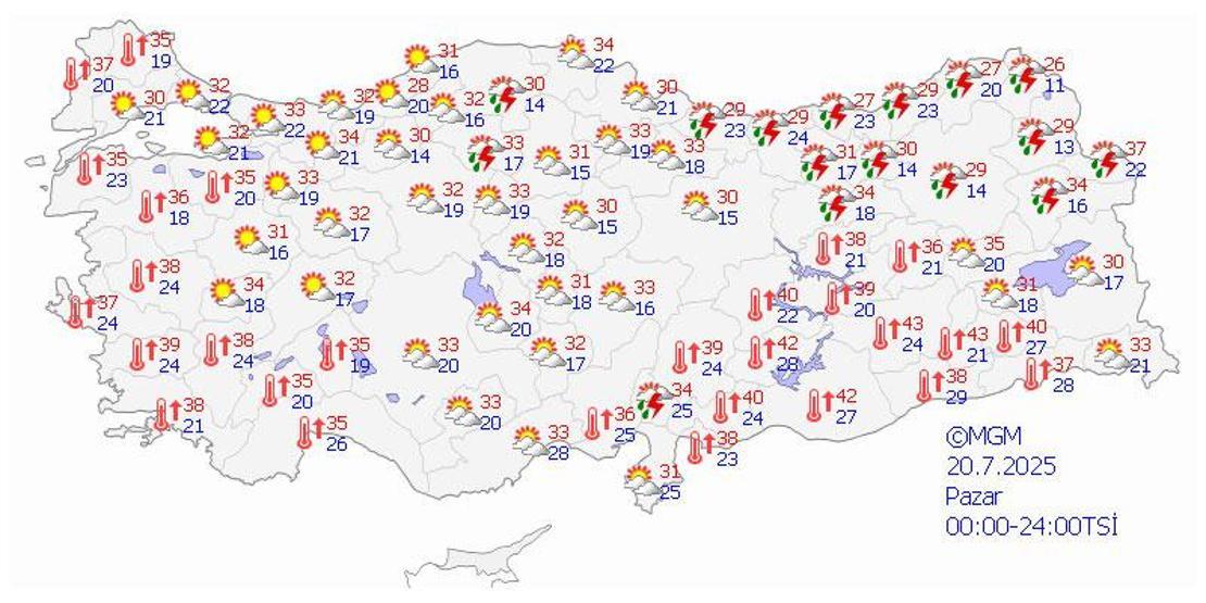 Bu illerde yaşayanlar dikkat Çok kuvvetli geliyor: Sel, su baskını, yıldırım, dolu...