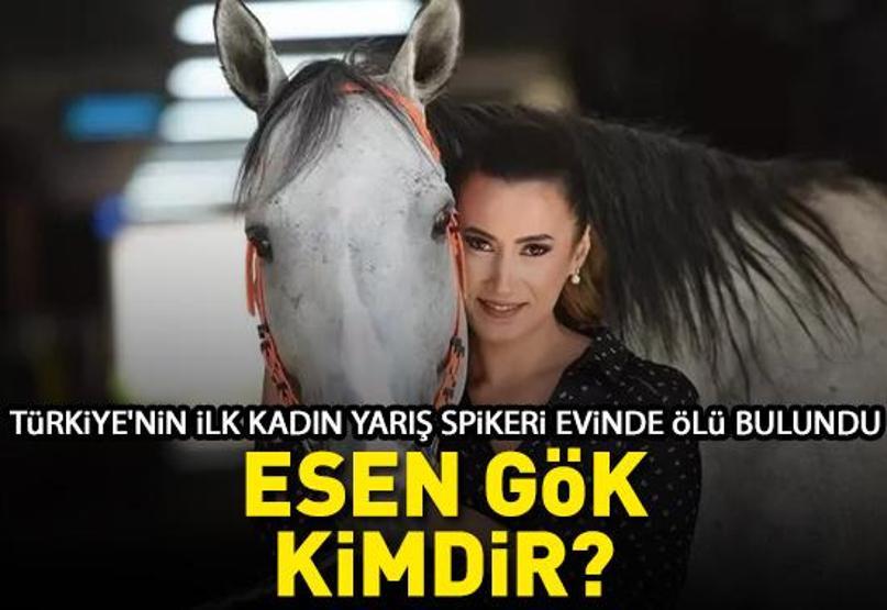 Esen Gök neden öldü Esen Gök kimdir, kaç yaşındaydı Türkiyenin ilk kadın yarış spikeri evinde ölü bulundu
