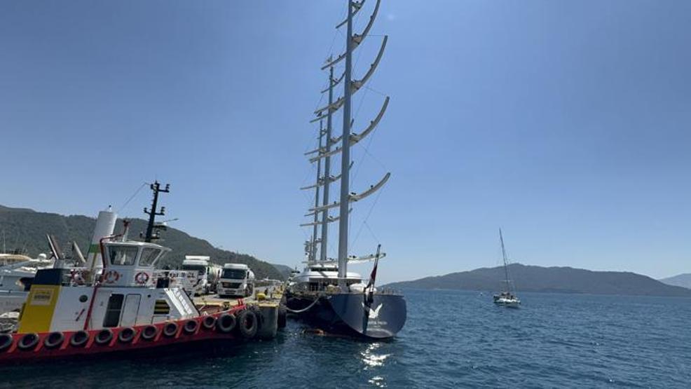 Dünyanın en büyük yatları arasında gösteriliyor Maltese Falcon Marmariste