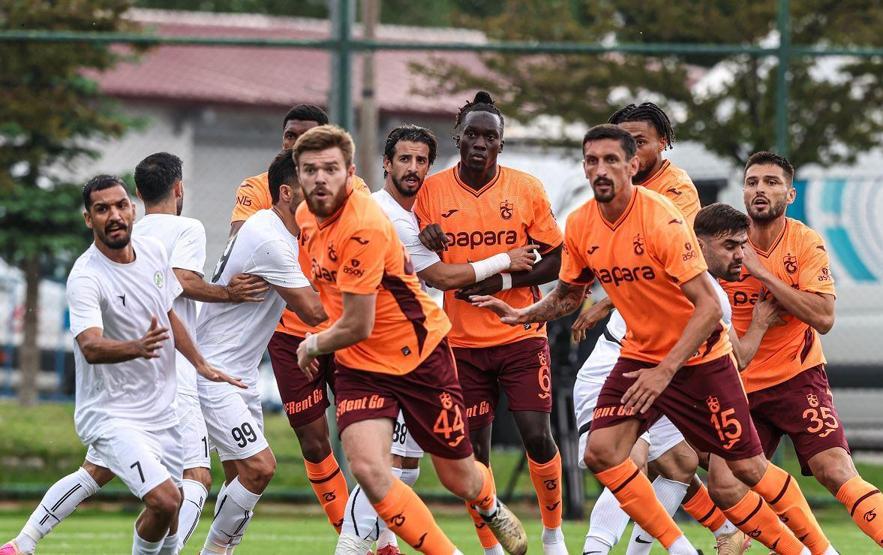 Trabzonspor’dan farklı prova Zob Ahan’ı rahat geçtiler