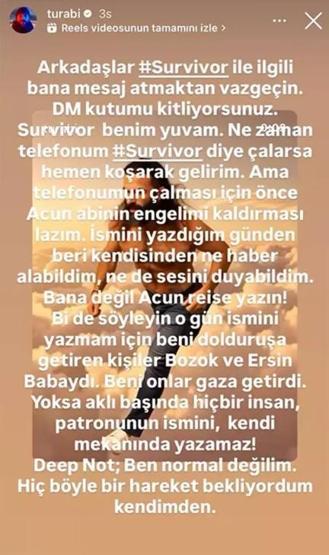 Turabiden Yıllar Sonra Survivor İtirafı: Acun Ilıcalıya Dair Pişmanlık Açıklaması