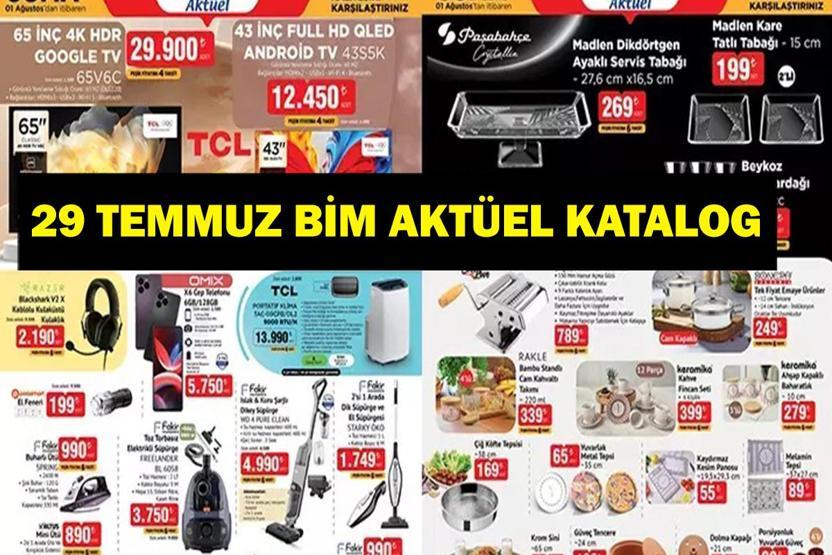 29 Temmuz BİM Aktüel Kataloğu: Teknolojik Ürünlerden Mutfak Gereçlerine İndirimler ve Sürprizler Bu Hafta BİMde